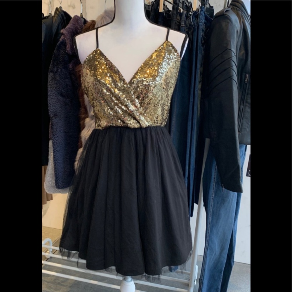 NYE Sequin Mini Tutu Dress